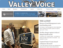 Tablet Screenshot of ourvalleyvoice.com